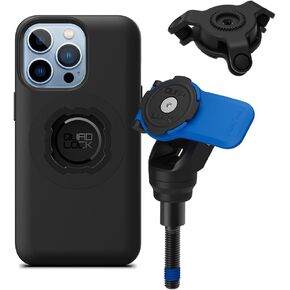 ربع قفل القفل مقود مشبك دراجة نارية الهاتف مع الاهتزاز رطوبة وحالة هاتف ماج لأجهزة iPhone 16 Pro in Kuwait