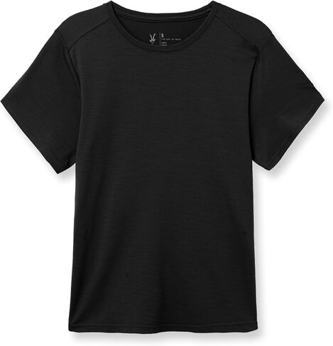 Ibex Merino Wool Goat Goat Goat Short Sleeve Crew | طبقة قاعدة الرطوبة tee | قميص طاقم طاقم ناتج خفيف الوزن in Kuwait