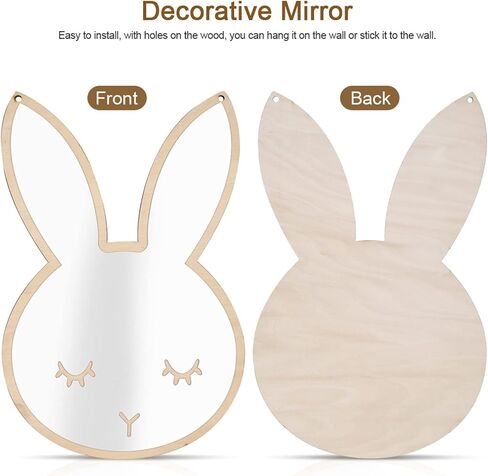Zerodis Acrylic Disorative Mirror Wall Sticker Nordic Kids Room Decore Home Decor in Saudi Arabia