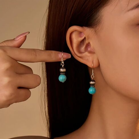 Roe Dolph Turquoise Netclace Netclace Fricquoise المجوهرات للنساء ملابس رعاة البقر الغربية in Kuwait