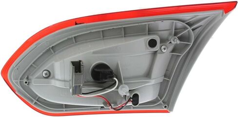 Tail Light Bulb Driver Inner Side Red Lens W/Bulb Tail Lamp for Ford for Focus S/SE/Titanium 15-18 & SEL 17-18 F1EZ13405A FO2802110 in Saudi Arabia