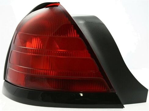 المصباح الكهربائي المصباح الذيل اليسرى العدسة الأحمر 2 W/BLK MLDG لفورد ل CROWN VICTORIA S 00-03 05 & BASE 00-08 10-11 & LX 00-11 & LWB 02-03 & LX Sport 04-06 8W7Z13405A FO2800160 in Kuwait