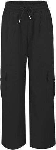 Women Cargo Hiking Pants Baggy Wide Leg Pant Straight Trouser Workout Athletic Joggers Lightweight Travel Streetwear in Kuwait
