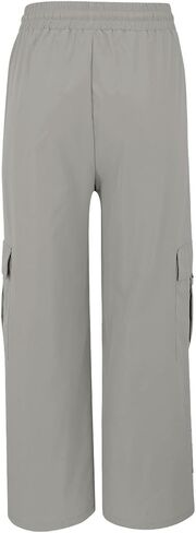 Women Cargo Hiking Pants Baggy Wide Leg Pant Straight Trouser Workout Athletic Joggers Lightweight Travel Streetwear in Kuwait