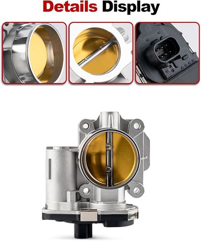 جسم الخانق الإلكتروني المتوافق مع 2008-2012 Chevy Malibu Explu HHR COBALT GMC التضاريس بويك لاكروس Regal G5 G6 Solstice Aura Sky Vue L4 2.4L استبدال 12631186 12607362222222222222 in Kuwait