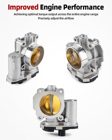 جسم الخانق الإلكتروني المتوافق مع 2008-2012 Chevy Malibu Explu HHR COBALT GMC التضاريس بويك لاكروس Regal G5 G6 Solstice Aura Sky Vue L4 2.4L استبدال 12631186 12607362222222222222 in Kuwait