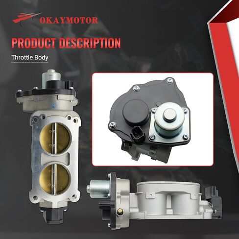9R3Z9E926A Throttle Body Assembly لعام 2005 2006 2007 2009 2009 2010 فورد موستانج 4.6L V8 7R3Z9E926AA 9R3Z9E926B 9R3E9F991CB - الألومنيوم in Saudi Arabia