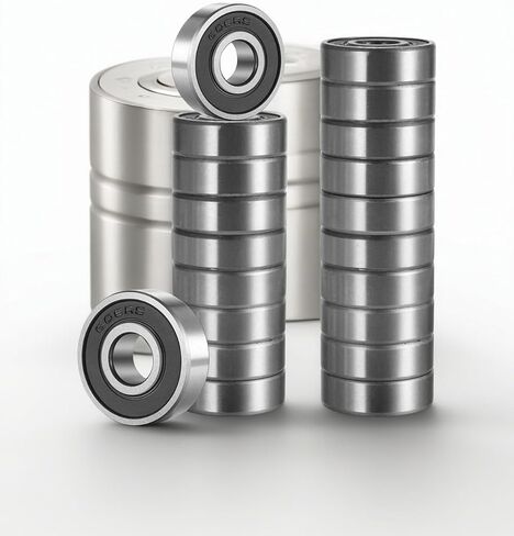 10 Pieces of 6200ZZ Bearings with Rubber Seals and high-Speed Support Sealing Sealed Ball bearing10x30x9mm, pre Lubricated, Stable Performance, high Cost-Effectiveness, deep Groove Ball Bearings in Saudi Arabia