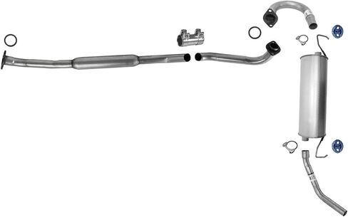 أنبوب مرنان نظام العادم أنبوب ذيل لاتفاقية لتويوتا RAV4 98 99 2000 4DOOR in Saudi Arabia