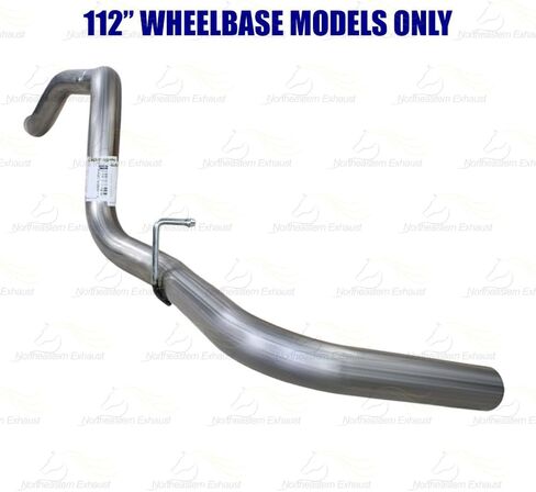 Northeastern Exhaust | Stainless Steel Intermediate Pipe & Tail Pipe Exhaust System Kit Compatible for Ford Ranger 2004-2011 4.0L 112" WB | Free Gasket, Clamps, Spring Bolt Kit Included in Saudi Arabia