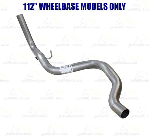 Northeastern Exhaust | Stainless Steel Intermediate Pipe & Tail Pipe Exhaust System Kit Compatible for Ford Ranger 2004-2011 4.0L 112" WB | Free Gasket, Clamps, Spring Bolt Kit Included in Saudi Arabia