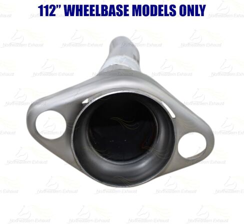 Northeastern Exhaust | Stainless Steel Intermediate Pipe & Tail Pipe Exhaust System Kit Compatible for Ford Ranger 2004-2011 4.0L 112" WB | Free Gasket, Clamps, Spring Bolt Kit Included in Saudi Arabia