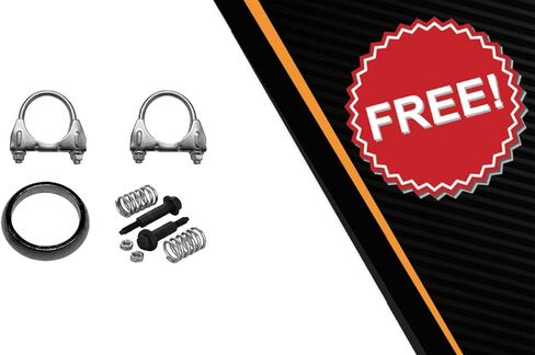 Northeastern Exhaust | Stainless Steel Intermediate Pipe & Tail Pipe Exhaust System Kit Compatible for Ford Ranger 2004-2011 4.0L 112" WB | Free Gasket, Clamps, Spring Bolt Kit Included in Saudi Arabia