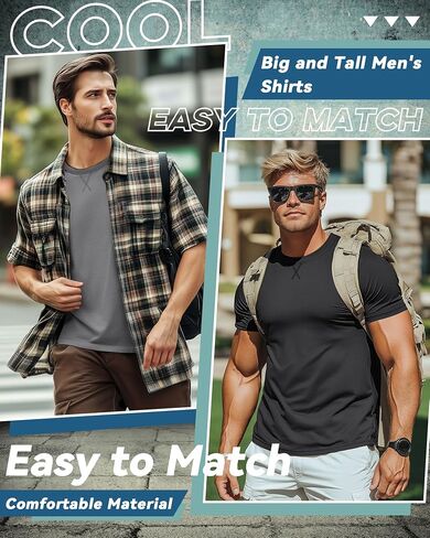 5 حزمة من الرجال القميص القصيرة والطويلة ، وقمصان القطن الصيفية Tees Tees Slim Fit Tops Athletic Pullover in Saudi Arabia