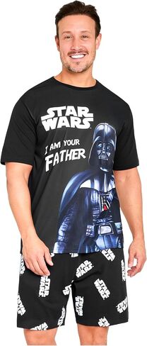 Disney Star Wars Mens Short Pyjamas Set, Dad Loungewear in Saudi Arabia