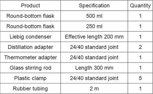 stonylab Glass Distillation Apparatus, Simple Distillation Kit with 24/40 Joint and 500 ml Reaction Flask for Normal Pressure/Low Vacuum Distillation Lab Glassware Kit in Saudi Arabia