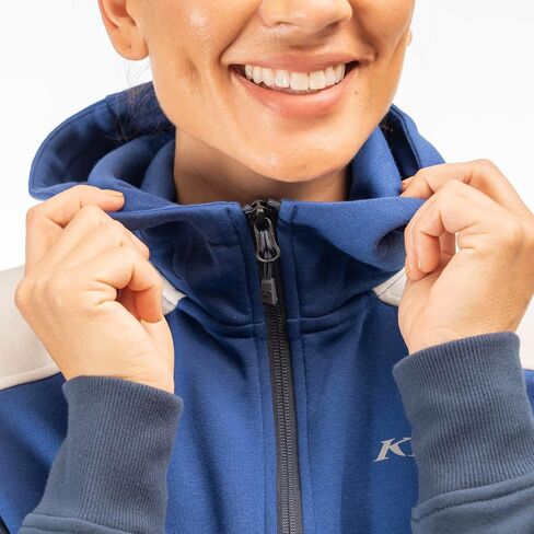 Klim Women's Huntley Pullover 1/4 Zip Crop Hoodie in Saudi Arabia