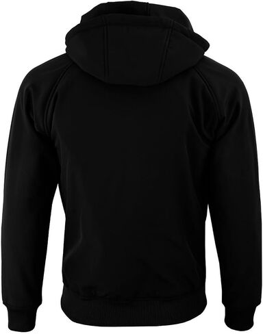 Men's Motorcycle Hoodie - Premium Softshell Hoodie Moto Racing Protective Hoodie with CE-Approved Lining for Safety in Saudi Arabia