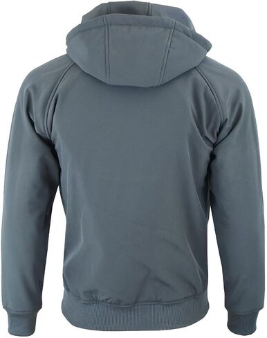 Men's Motorcycle Hoodie - Premium Softshell Hoodie Moto Racing Protective Hoodie with CE-Approved Lining for Safety in Saudi Arabia