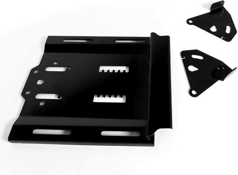 قاعدة خفض مقعد SuperAtv UTV لـ Polaris RZR 800/900 / S 1000 / XP 1000 / XP Turbo (انظر التركيب) | مقعد أقل بمقدار 1.5 " / مصنوع من 1/8" الصلب السميك | من الأمام إلى الظهر التعديل | المزيد من غرفة الرأس in Saudi Arabia
