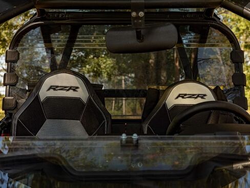 قاعدة خفض مقعد SuperAtv UTV لـ Polaris RZR 800/900 / S 1000 / XP 1000 / XP Turbo (انظر التركيب) | مقعد أقل بمقدار 1.5 " / مصنوع من 1/8" الصلب السميك | من الأمام إلى الظهر التعديل | المزيد من غرفة الرأس in Saudi Arabia