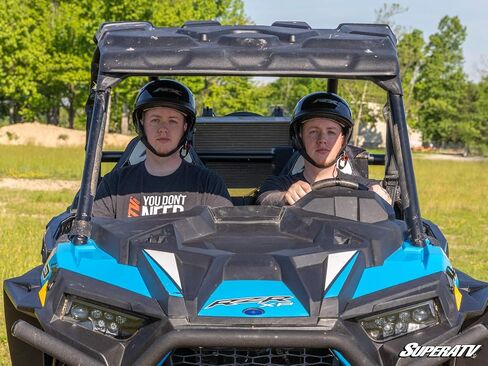 قاعدة خفض مقعد SuperAtv UTV لـ Polaris RZR 800/900 / S 1000 / XP 1000 / XP Turbo (انظر التركيب) | مقعد أقل بمقدار 1.5 " / مصنوع من 1/8" الصلب السميك | من الأمام إلى الظهر التعديل | المزيد من غرفة الرأس in Saudi Arabia