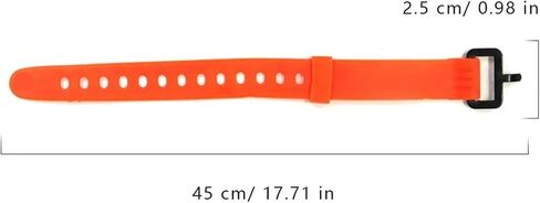 1-10PCS Travel Tied Belt Durable Rubber Cargo Tie 30/45CM Down Luggage Lash Belt Strap Camping Hiking Cargo Storage Belt Buckle(Orange Short 30CM,2PCS) in Saudi Arabia