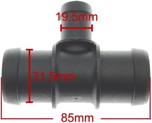 Coolant Water Pipe Tee Connector For Passat CC Caddy Golf Jetta Tiguan Polo A3 A4 A6 TT Q3 Q5 Q7 N90692901 1K0121087R in Saudi Arabia