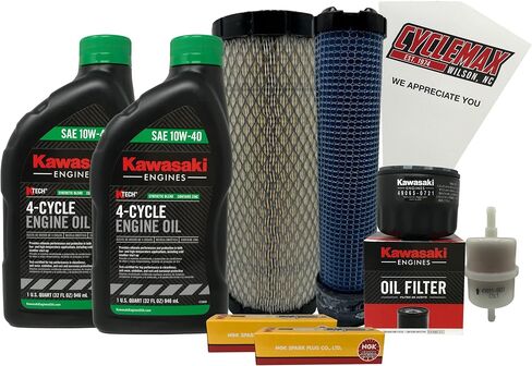 Tune Up Kit متوافق مع Kawasaki FX730V FX691V FX651V M: 99969-6409 99969-6527 مع شمعات الإشعال in Saudi Arabia