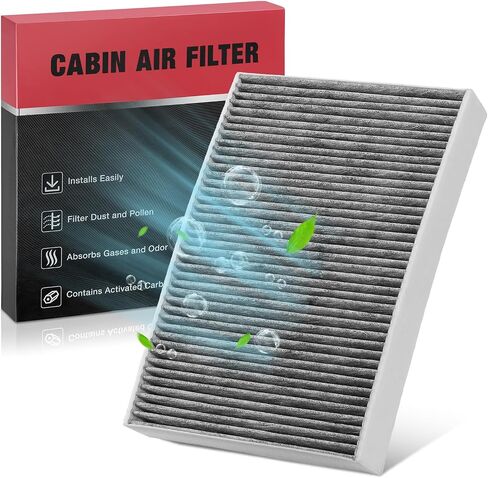 BDFHYK Cabin Air Filter with Activated Carbon Compatible with Ford Mustang 2005-2014, Replace# CF10370 4R3Z19N619AA in Saudi Arabia
