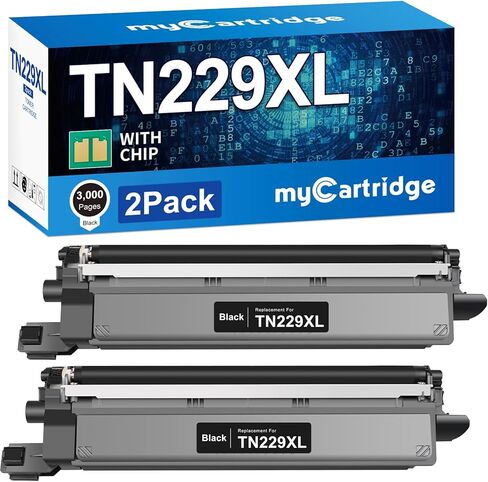myCartridge Compatible Toner Cartridge Replacement for Brother TN229XL TN229 TN-229XL TN-229XLBK/C/M/Y Toner High Yield 4 Pack Use for MFC-L3780CDW MFC-L3720CDW HL-L3280CDW Printer,TN229XXL with Chip in Kuwait