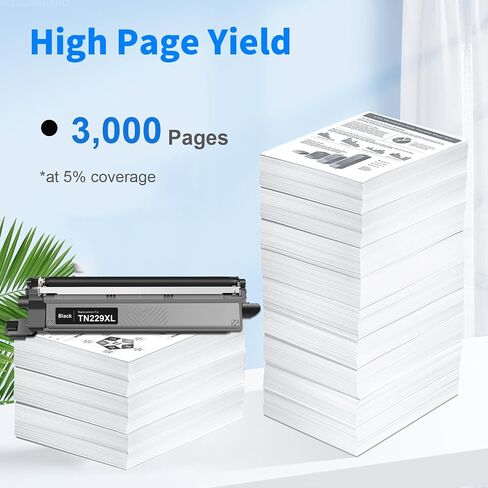 myCartridge Compatible Toner Cartridge Replacement for Brother TN229XL TN229 TN-229XL TN-229XLBK/C/M/Y Toner High Yield 4 Pack Use for MFC-L3780CDW MFC-L3720CDW HL-L3280CDW Printer,TN229XXL with Chip in Kuwait