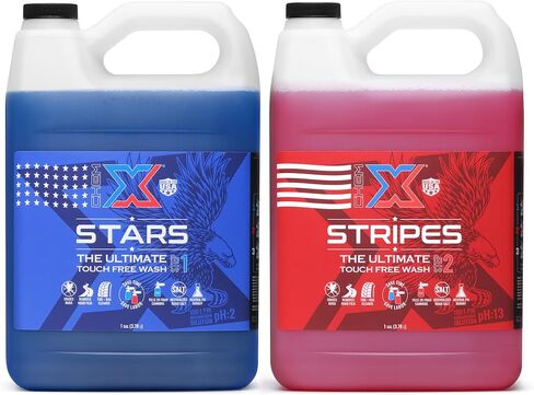Chem-X Stars and Stripes Ultimate Touch Free Foaming Vehicle Wash (1 Gallon of Each) in Saudi Arabia