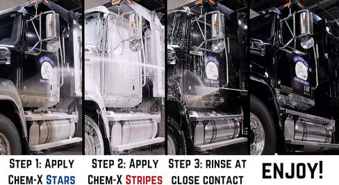 Chem-X Stars and Stripes Ultimate Touch Free Foaming Vehicle Wash (1 Gallon of Each) in Saudi Arabia