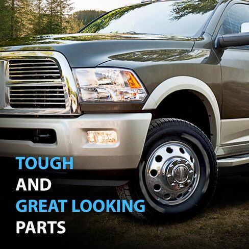 Pit66 Chrome Open Dially 4x4 Wheel Center Cap Cap متوافق مع Ford F350 2005-2018 استبدال 5C3Z1130TA in Saudi Arabia