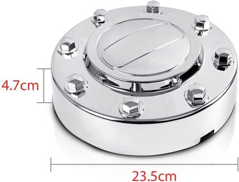 Pit66 Chrome Open Dially 4x4 Wheel Center Cap Cap متوافق مع Ford F350 2005-2018 استبدال 5C3Z1130TA in Saudi Arabia