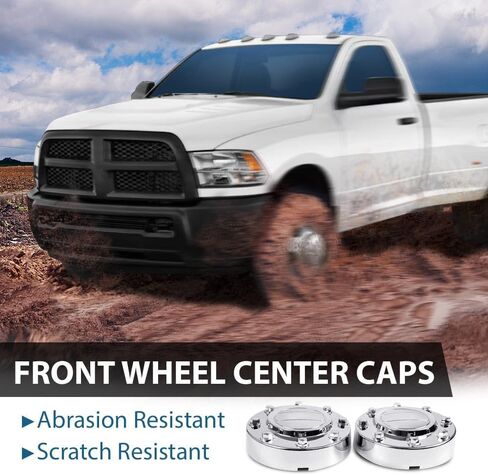 Pit66 Chrome Open Dially 4x4 Wheel Center Cap Cap متوافق مع Ford F350 2005-2018 استبدال 5C3Z1130TA in Saudi Arabia