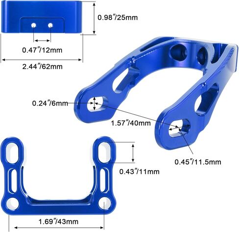 ترقيات Surron Headlight Mount Bracket مع Riser مقود دراجة نارية 25 مم مجموعة لـ Sur Ron LBX Segway X160 / X260 (الأرجواني ، 25 ملم) in Kuwait