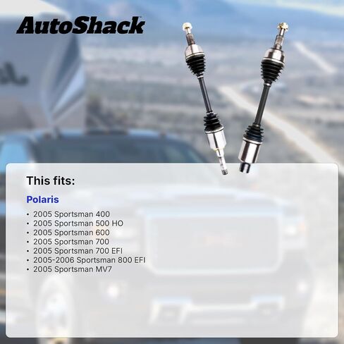 Autoshack الأمام اليمنى أو اليسار CV Axle Goxbly Assembly Polaris for Polaris Sportsman 800 EFI 2005 Sportsman MV7 Sportsman 400 Sportsman 700 Sportsman 600 Driver أو Passenger Side Adskpol8009 in Saudi Arabia