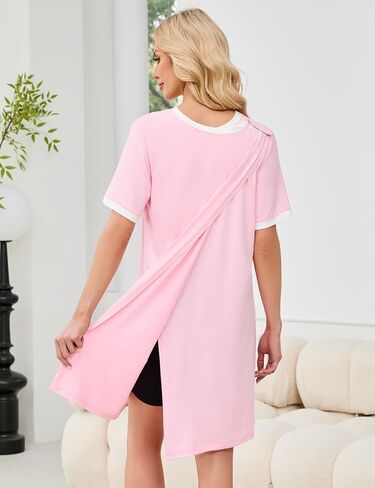 Chunoy Open Back Hospital Gowns for Women Post Shoulder Surgery Dress After Rotator Cuff Tear Away Adaptive Clothing in Kuwait