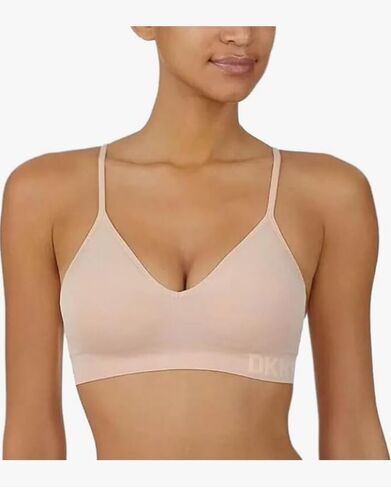 DKNY Women's Women's Bra Semelivy Seamist ، نسيج امتداد ناعم ، حزمة (الولايات المتحدة ، ألفا ، X-large ، العادية ، العادية ، Java/Pearl Pink) in Saudi Arabia