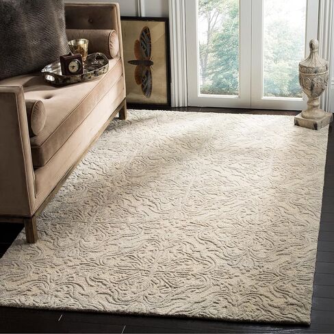 SAFAVIEH Blossom Collection 2' 3" x 12' Blue/Ivory BLM103M Handmade Premium Wool Entryway Foyer Living Room Kitchen Runner Rug in Saudi Arabia
