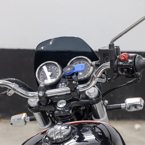 Quad Lock Handlebar Clamp Motorcycle Phone Mount with Vibration Dampener and MAG Phone Case for iPhone 16 Pro in Saudi Arabia