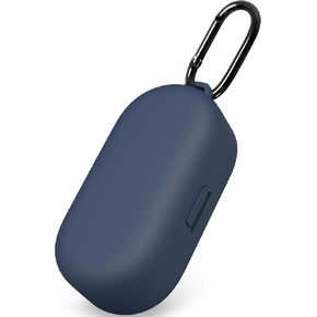 غطاء حافظة سماعات الأذن الرياضية Bose (غير مناسب لسماعات الأذن Bose QuietComfort)، حافظة واقية من السيليكون المحمولة مع حلقة تسلق (أسود) in Kuwait