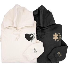 Personalized Embroidered Mr Mrs Sweatshirts Custom Name Date Anniversary Matching Couples Shirts Gifts for in Saudi Arabia