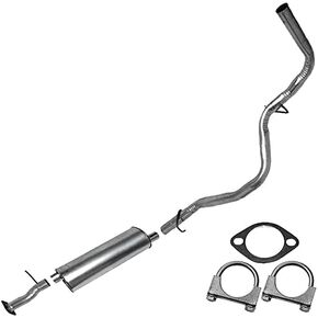 Northeastern Exhaust | Direct Fit Intermediate Pipe, Muffler, Tail Pipe Exhaust System Kit Compatible for GMC C1500 1996-1998 4.3L 5.0L | Free Gasket and Clamps Included | Pickup | 117" Wheelbase in Saudi Arabia