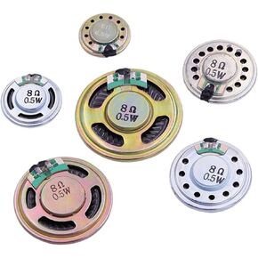 1pcs 8r 0.5w قرن بصوت عالٍ ، رينجر 20 مم 23 مم 28 مم 30 مم 40 مم 50 ملم 8 أوم 0.5W مكبرات الصوت الصغيرة (1pcs 50mm) in Kuwait