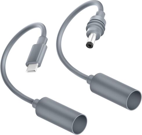 2 PCS Starlink Mini Cable Adapter DC to USB Type C Converter for Starlink Mini Accessories Input 20V Type C Male to DC 5.5 x 2.1mm Female Starlink Mini DC Power Adapter Work with 100W PD Source Black in Kuwait