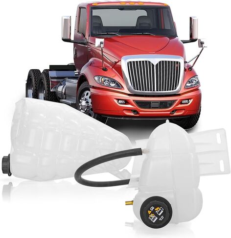 603-5105 Engine Coolant Reservoir Tank Radiator Replacement Fits for International ProStar 9900i 5900 9200 2003-2018 Coolant Tank Semi Truck Accessories 2591620C91 in Saudi Arabia