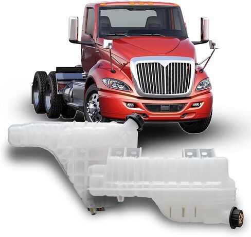 603-5105 Engine Coolant Reservoir Tank Radiator Replacement Fits for International ProStar 9900i 5900 9200 2003-2018 Coolant Tank Semi Truck Accessories 2591620C91 in Saudi Arabia